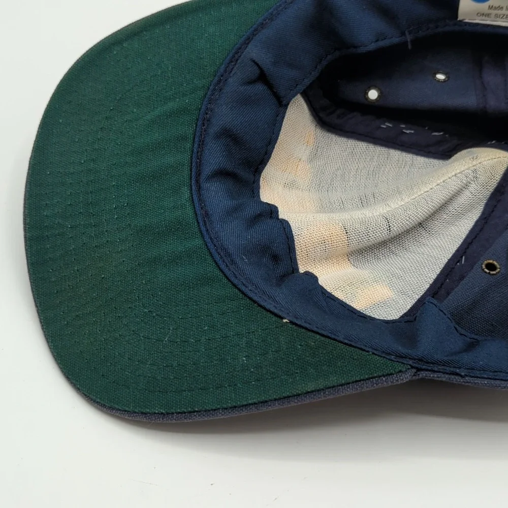 Vintage Notre Dame Irish Sports Specialties 90s Snapback Hat Cap USA Made Faded